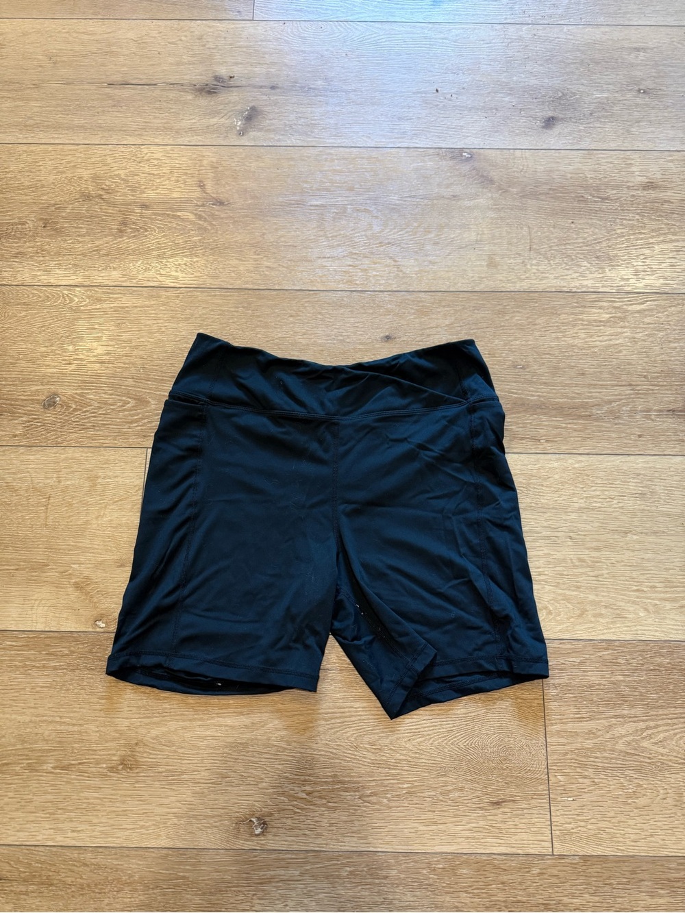 Danskin Black High-Rise Bike Shorts